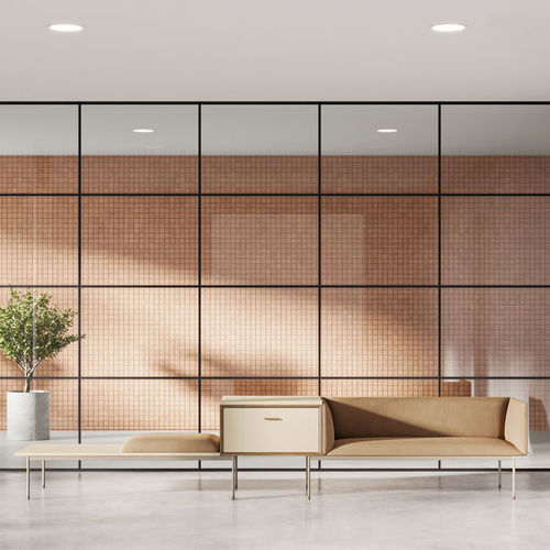 Divano contemporaneo - GBOX SENSES - FAMO - in legno / in acciaio / marrone
