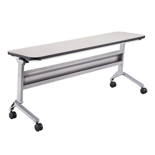 Tavolo per corsi di formazione contemporaneo - FLIP-N-GO - Safco - in laminato / con supporto in metallo / rettangolare