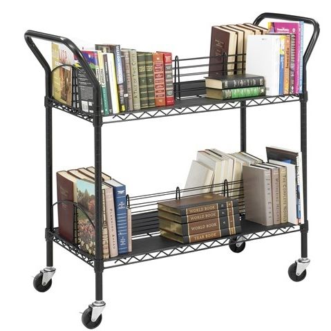 Carrello per libri - 5333BL - Safco - contract / da ufficio / in acciaio