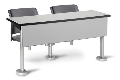 Sedia per auditorium in plastica - M60 SWING AWAY: TURANDOT - Sedia Systems - con tavolo integrato / girevole / senza braccioli