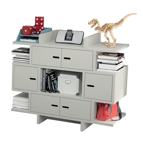 Cassettone contemporaneo - MADAKET - MATHY BY BOLS - in legno laccato / per bambini / non specificato