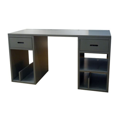 Scrivania contemporanea - MADAKET - MATHY BY BOLS - in legno / con contenitore / con base in pannelli