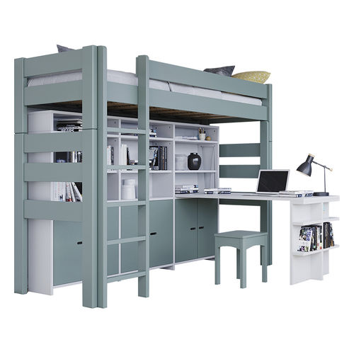 Letto a soppalco - DOMINIQUE : SUR 186 90 D BB - MATHY BY BOLS - singolo / contemporaneo / per bambini