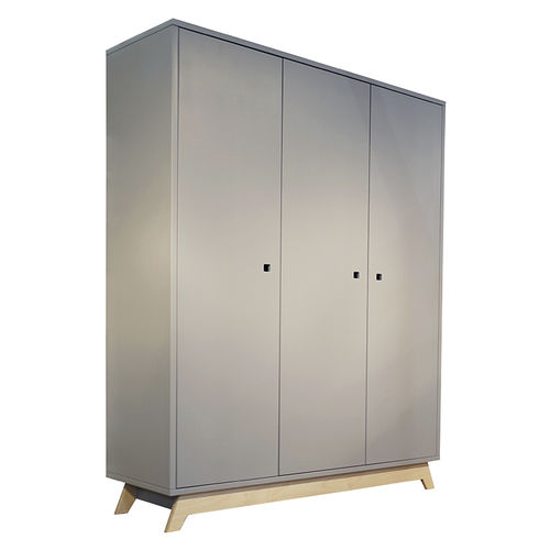 Armadio contemporaneo - MADAVIN ARM 3P - MATHY BY BOLS - in MDF / con ante battenti / per bambini