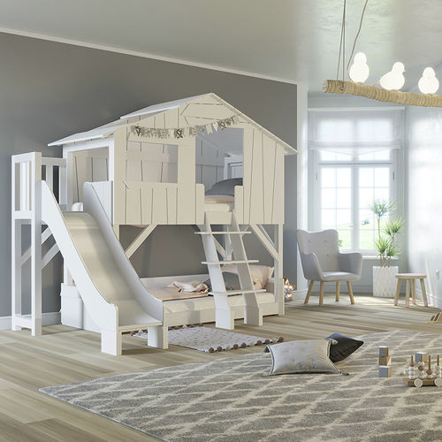 Letto capanna - CABANE TOBOGGAN - MATHY BY BOLS - singolo / contemporaneo / per bambini