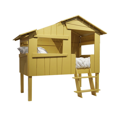 Letto capanna - MINI CABANE - MATHY BY BOLS - singolo / personalizzabile / modulare