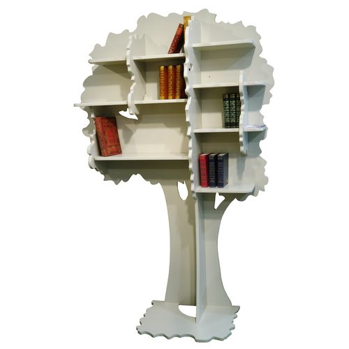 Libreria contemporanea - SAM D - MATHY BY BOLS - in legno / per bambini / bianca
