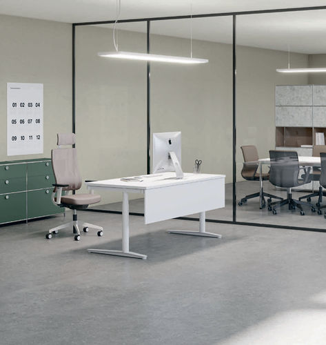 Poltrona da ufficio contemporanea - NEWBACK - Viasit GmbH - in tessuto / in plastica / ergonomica