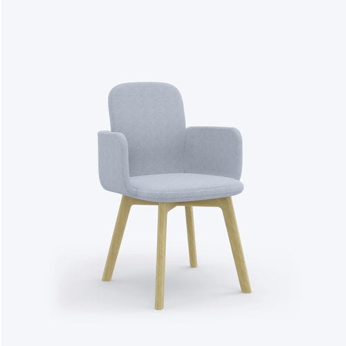 Poltrona contemporanea - LIRIX - Viasit GmbH - in tessuto / in metallo / imbottita