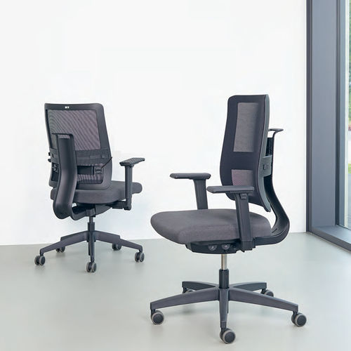 Sedia da ufficio contemporanea - TOLEO - Viasit GmbH - da interno / in tessuto / con supporto in metallo