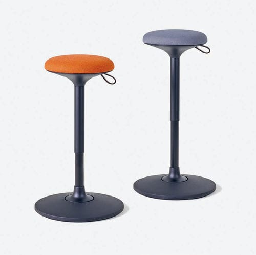 Sgabello contemporaneo - CLOONCH - Viasit GmbH - in pelle / in espanso / con supporto in plastica