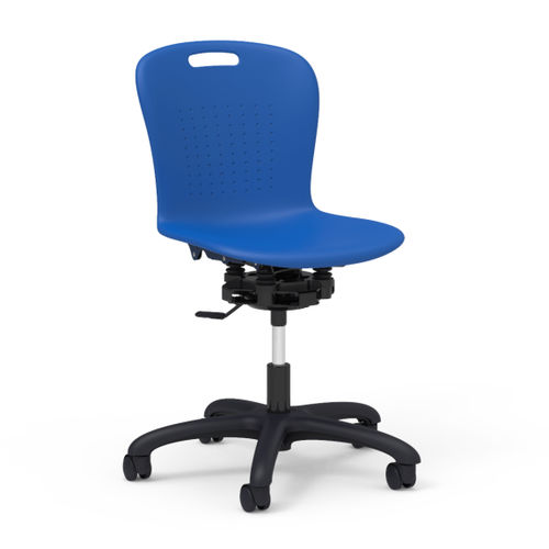 Sedia contemporanea - SAGE SERIES R2M MOBILE TASK - Virco - da interno / in polipropilene / ergonomica