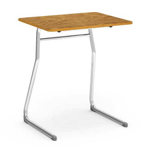 Tavolo contemporaneo - SIGMA DESK TOP - Virco - in legno / con supporto in acciaio / rettangolare
