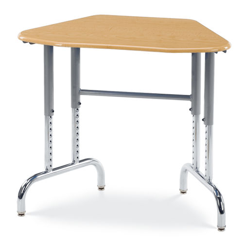 Tavolo contemporaneo - 7900 DESK FOR OCTAGON CONFIGURATIONS - Virco - impiallacciato in legno / in acciaio / in plastica