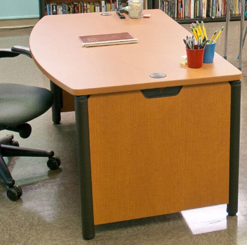Scrivania per scuola - PLATEAU BOWFRONT TOP - Virco - contemporanea / in acciaio / in alluminio