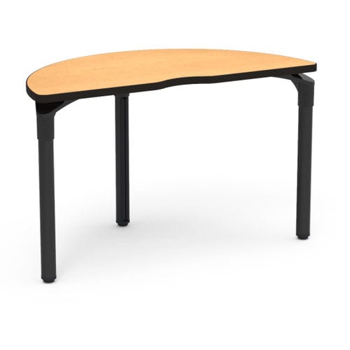 Tavolo contemporaneo - PLATEAU SERIES HALF MOON - Virco - in acciaio / in alluminio / in laminato ad alta pressione