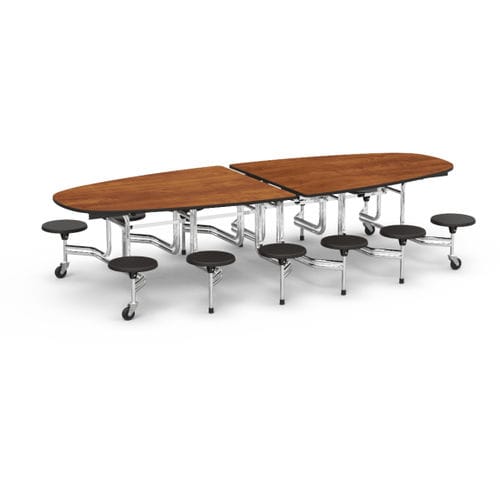 Tavolo da pranzo contemporaneo - MTSE SERIES - Virco - in acciaio / in laminato ad alta pressione / con supporto in acciaio