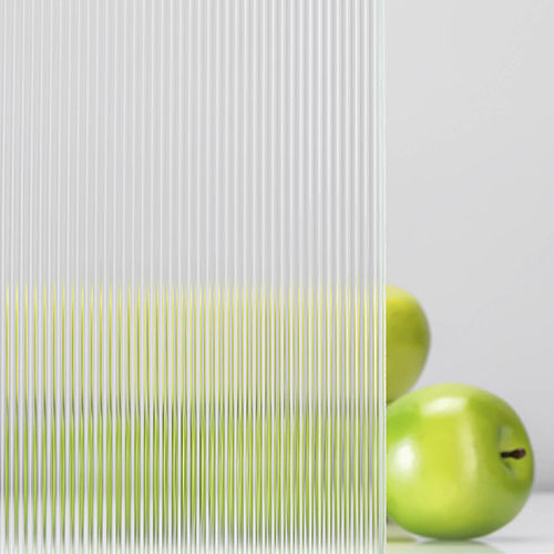 Pannello in vetro laminato - THIN RIBBED - General Glass International - temprato / decorato / traslucido