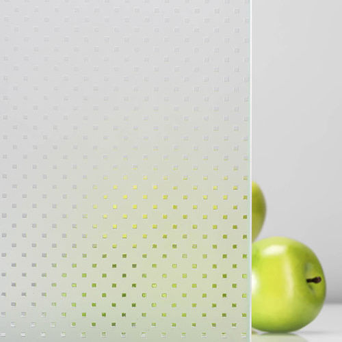 Pannello in vetro temprato - DOTS - General Glass International - laminato / decorato / inciso all'acido