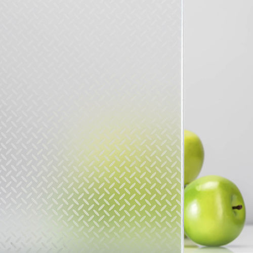 Pannello in vetro temprato - DIAMOND PLATE - General Glass International - laminato / decorato / inciso all'acido