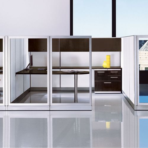Scrivania per open space - UNIGROUP TOO - Haworth - da parete / da 2-4 persone / contemporanea