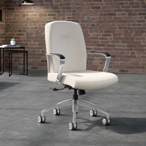 Poltrona da ufficio contemporanea - GARVEY R5 - Jasper Group - in pelle / in tessuto / ad altezza regolabile