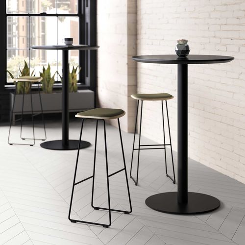Sgabello da bar contemporaneo - KYLA  - Jasper Group - in plastica / con supporto in metallo / con poggiapiedi