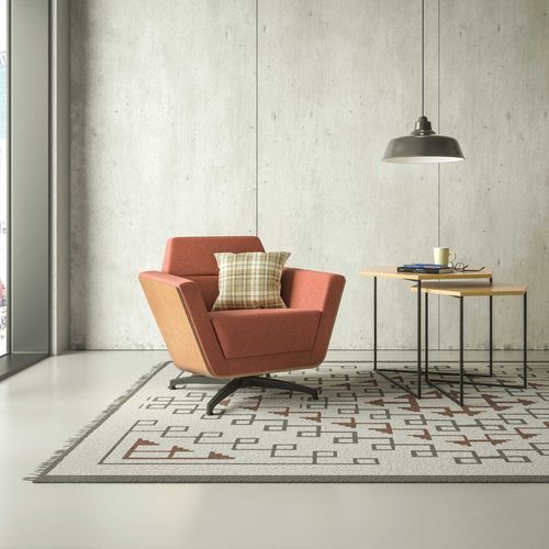 Poltrona contemporanea - BESPACE - Jasper Group - in tessuto / in rovere / in noce