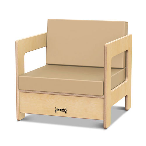 Poltrona contemporanea - JC SERIES - Jonti-Craft, Inc. - in tessuto / in betulla / per bambini