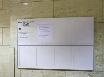 Cartello pubblicitario da parete - MODULAR - 2/90 Sign Systems - da interno / in metallo