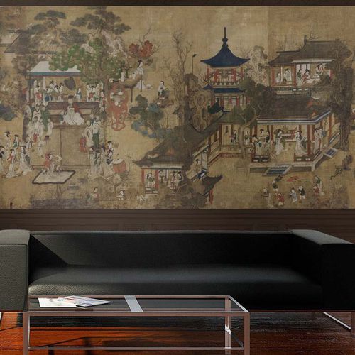 Carta da parati classica - CHINESE PANORAMIC - Papiers de Paris - motivi cinesi / con scene / aspetto carta da parati