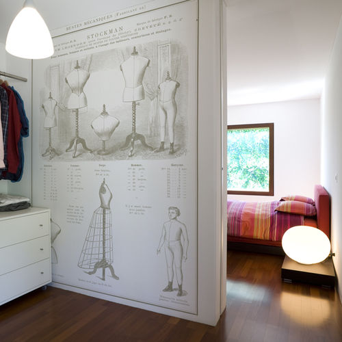 Carta da parati contemporanea - HAUTE COUTURE  - Papiers de Paris - panoramica / con scene / aspetto tessuto