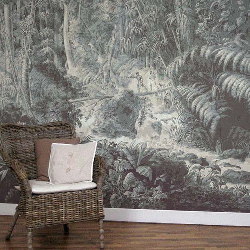 Carta da parati contemporanea - BRASILIAN FOREST - Papiers de Paris - con motivi naturali / panoramica / con scene
