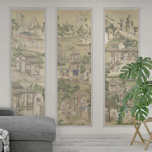 Pannello decorativo di rivestimento - CHINESE N°1 - Papiers de Paris - da parete / ad alta resistenza / di carta
