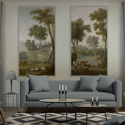 Pannello decorativo di rivestimento - CINQ SENS N°5 - Papiers de Paris - da parete / ad alta resistenza / di carta