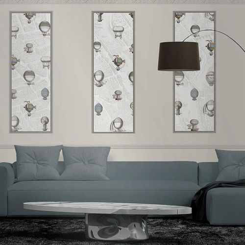 Pannello decorativo di rivestimento - BALLOONS 5/5  - Papiers de Paris - da parete / ad alta resistenza / di carta