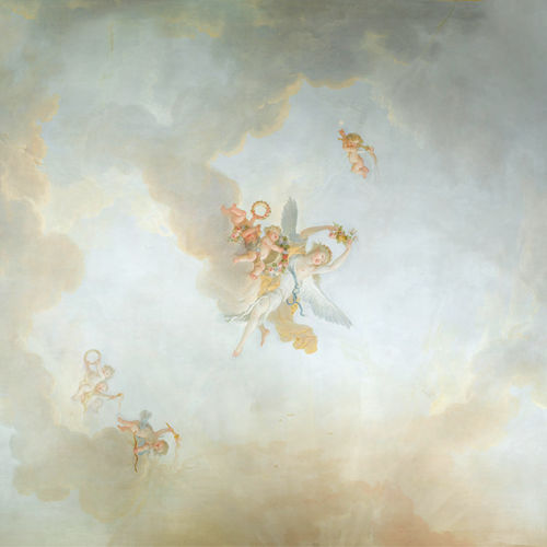 Carta da parati contemporanea - SKY&CHERUBS - Papiers de Paris - panoramica / con scene / aspetto carta da parati