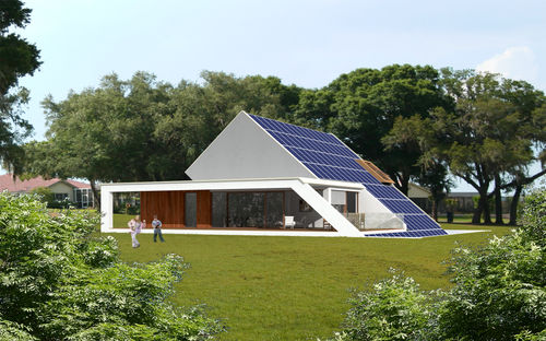 Casa prefabbricata - EK 011 - ekokoncept, wooden prefabricated buildings, d.o.o - ecologica / contemporanea / a due piani