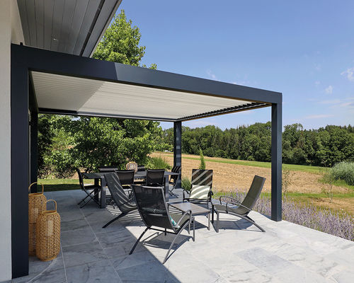 Pergola autoportante - LT150 - La Toulousaine - in alluminio / a lamelle orientabili / bioclimatica
