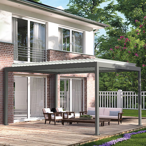 Pergola autoportante - LT100  - La Toulousaine - in alluminio / a lamelle orientabili / bioclimatica