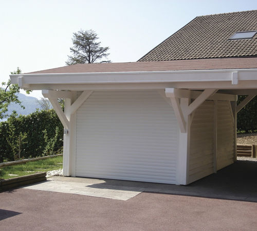 Porta avvolgibile per garage - La Toulousaine - in alluminio / manuale / automatica