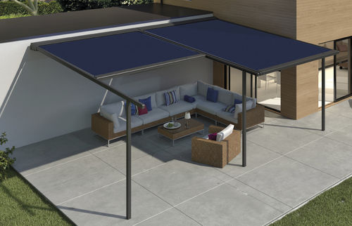 Pergola autoportante - LT66 SMART  - La Toulousaine - in alluminio / in tessuto acrilico / con copertura in tela