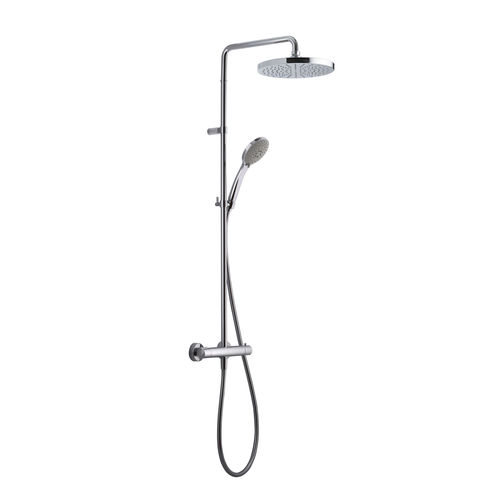 Colonna doccia termostatica - RIGOLETTO STICK - CARIMALI design shower_space - finitura cromata / da parete / contemporanea