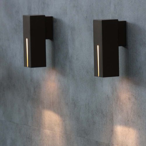 Applique contemporanea - AD LUNAM - Inverlight Srl - da esterno / in acciaio inossidabile / in opalina