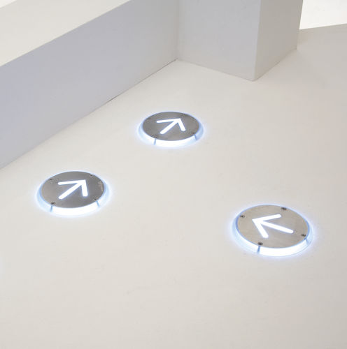 Luce da incasso a pavimento - FOLLOW ME - Inverlight Srl - da incasso a muro / LED / rotonda