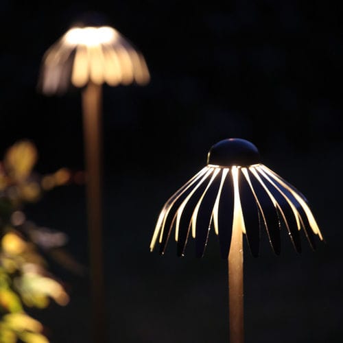 Lampioncino da giardino - MADAMA BUTTERFLY - Inverlight Srl - contemporaneo / in acciaio inossidabile / in opalina