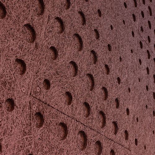 Pannello acustico a muro - DOTS - Troldtekt A/S - per soffitto / in legno-cemento / quadrato