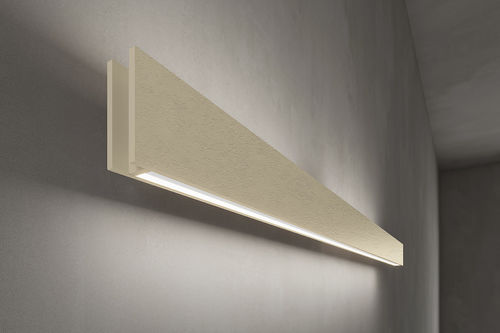 Applique design - INGLET - Fiora - da interno / in calcestruzzo / rettangolare