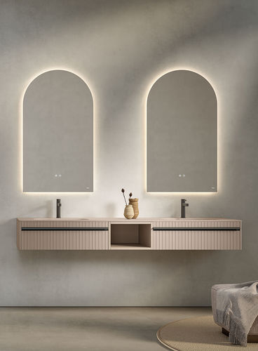 Specchio a muro - CAPELLA - Fiora - sospeso / per servizi sanitari / moderno
