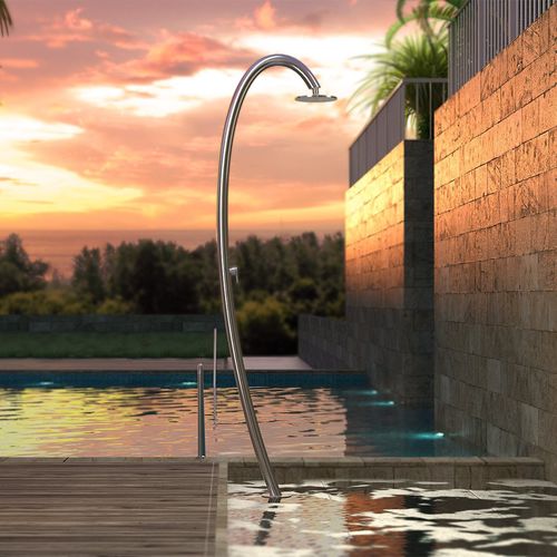 Doccia da giardino per piscina - CLEF MX - Inoxstyle - in acciaio inossidabile / per uso residenziale / contract
